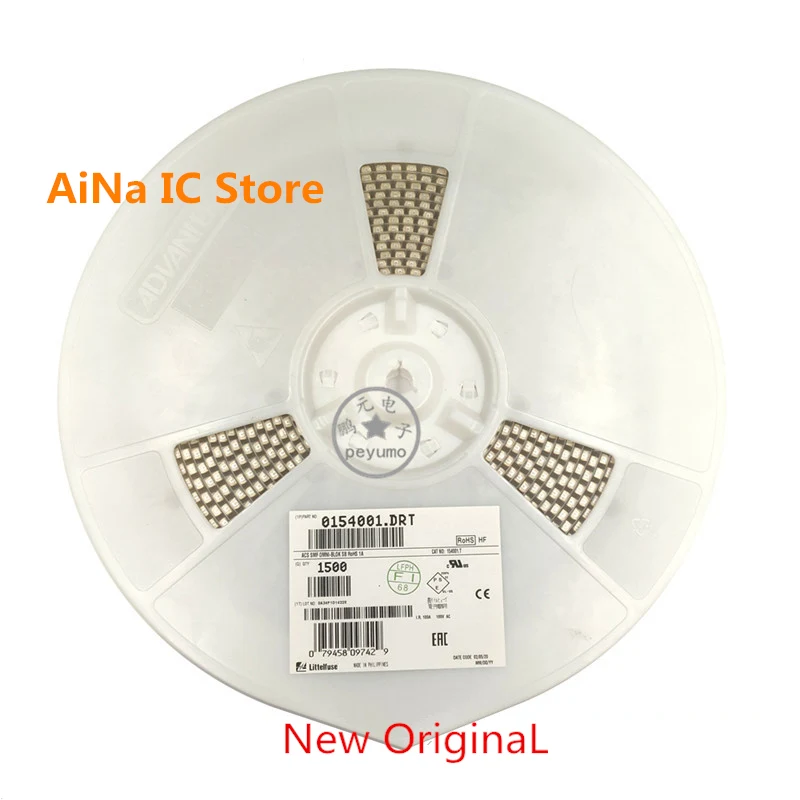 10pcs~50pcs/Lot 0154001.DR FUSE 1A 125VAC/VDC New Original 
10pcs~50pcs/Lot 0154001.DR FUSE 1A 125VAC/VDC New Original