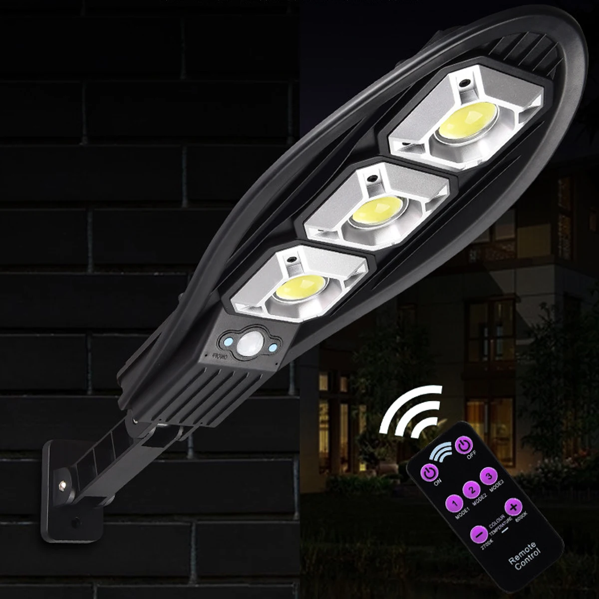 Upgraded Led Solar Light Outdoor Waterproof Lighting for Garden Wall Street Adjustable Angle Solar Lamps with Three Modes Remote
Upgraded Led Solar Light Outdoor Waterproof Lighting for Garden Wall Street Adjustable Angle Solar Lamps with Three Modes Remote