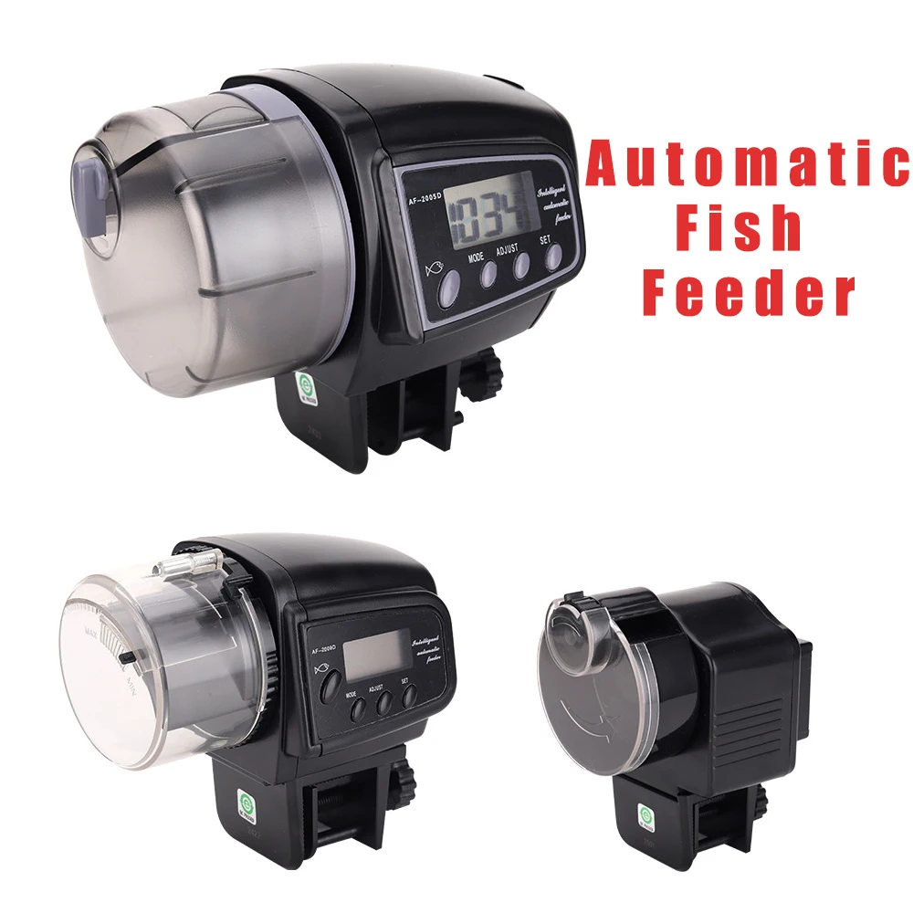 100ML LCD Display Automatic Fish Feeder with Timer Feeding Dispenser Aquarium Fish Feeder for Aquarium Fish Tank Auto Feeders
100ML LCD Display Automatic Fish Feeder with Timer Feeding Dispenser Aquarium Fish Feeder for Aquarium Fish Tank Auto Feeders