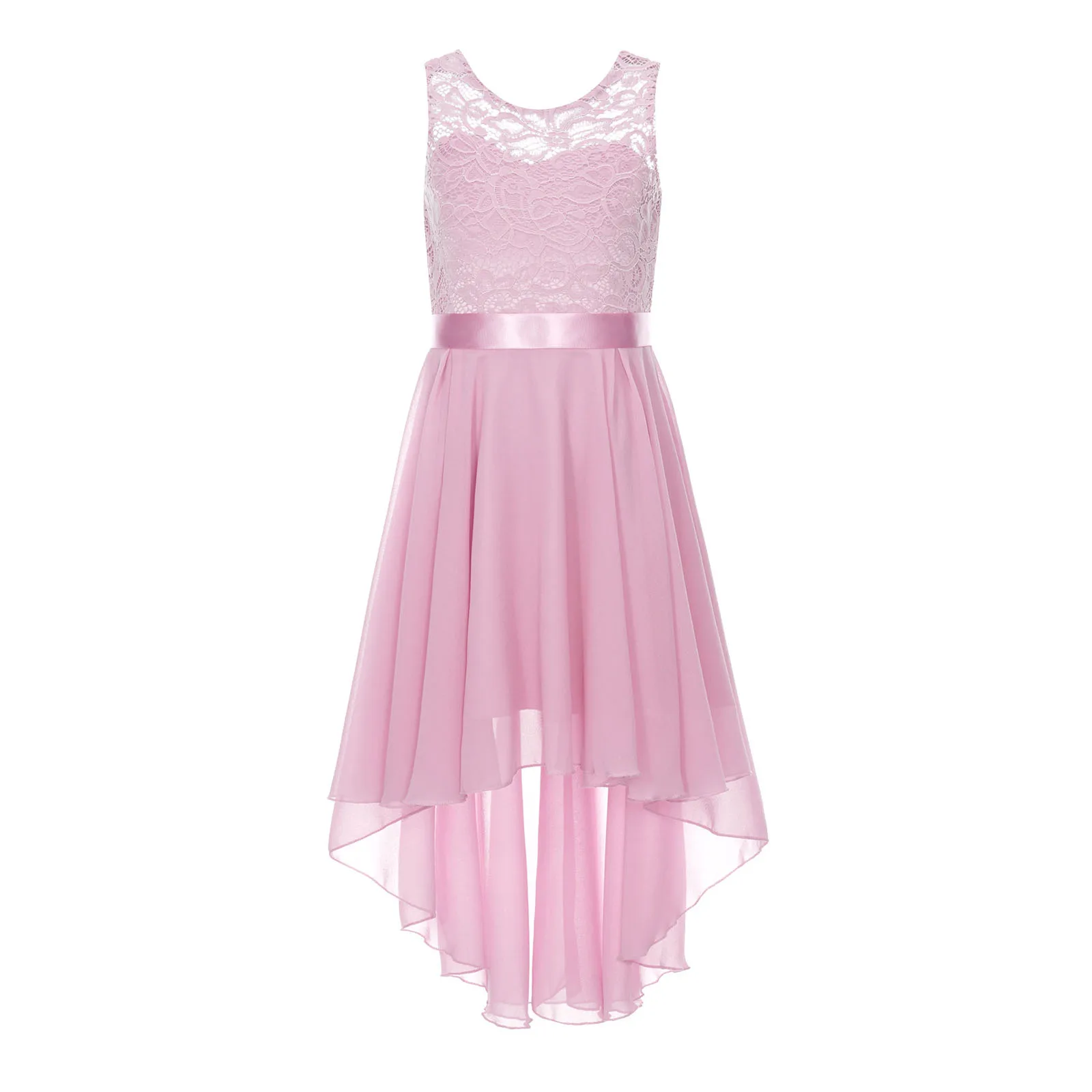 Flower Girl Dress Sleeveless Lace Floral Chiffon Princess Kids Dresses For Girls Wedding Birthday Dance Party Formal Clothes
Flower Girl Dress Sleeveless Lace Floral Chiffon Princess Kids Dresses For Girls Wedding Birthday Dance Party Formal Clothes