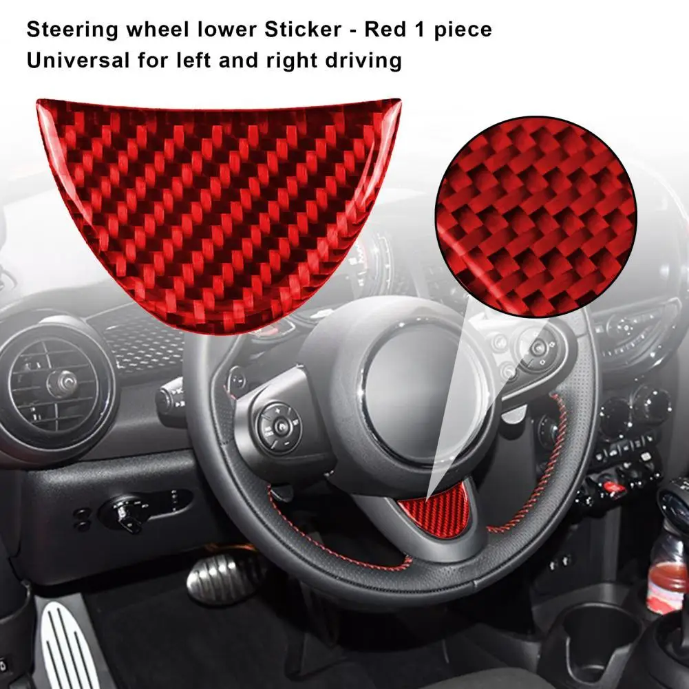 Compact Light Red Car Styling Steering Wheel Lower Trim Eco-friendly Wheel Decor Trim Lightweight
Compact Light Red Car Styling Steering Wheel Lower Trim Eco-friendly Wheel Decor Trim Lightweight