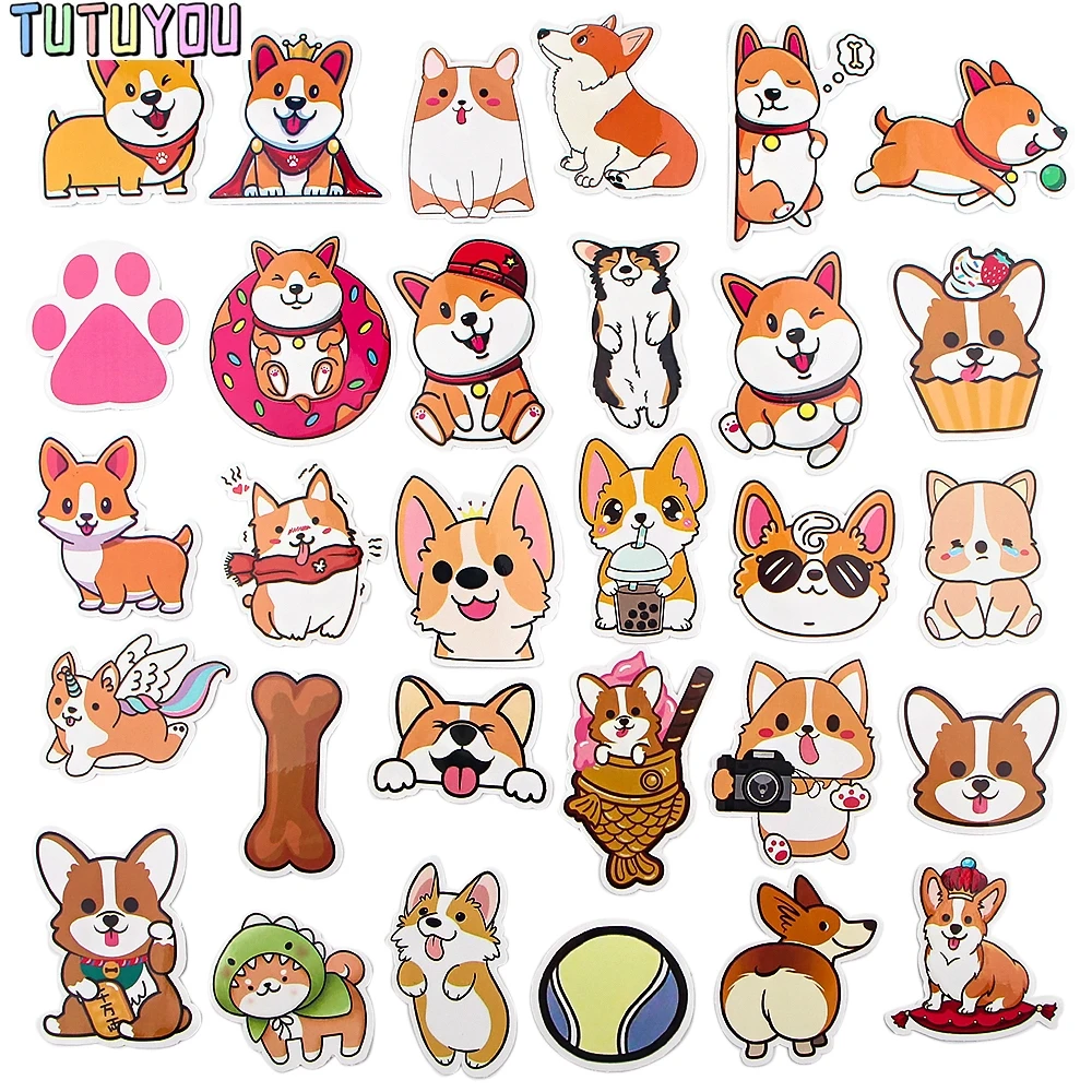 PC2647 30pcs/set Cute Dog Scrapbooking Stickers Decal For Guitar Laptop Luggage Car Fridge Graffiti Sticker
PC2647 30pcs/set Cute Dog Scrapbooking Stickers Decal For Guitar Laptop Luggage Car Fridge Graffiti Sticker