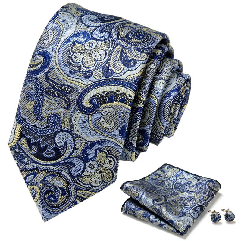 Italy Brand Ties For Men Shirts Silk Men's Tie Handkerchief Cufflinks Set 40 Colors Neck Tie Fashion Crevate 
Italy Brand Ties For Men Shirts Silk Men's Tie Handkerchief Cufflinks Set 40 Colors Neck Tie Fashion Crevate