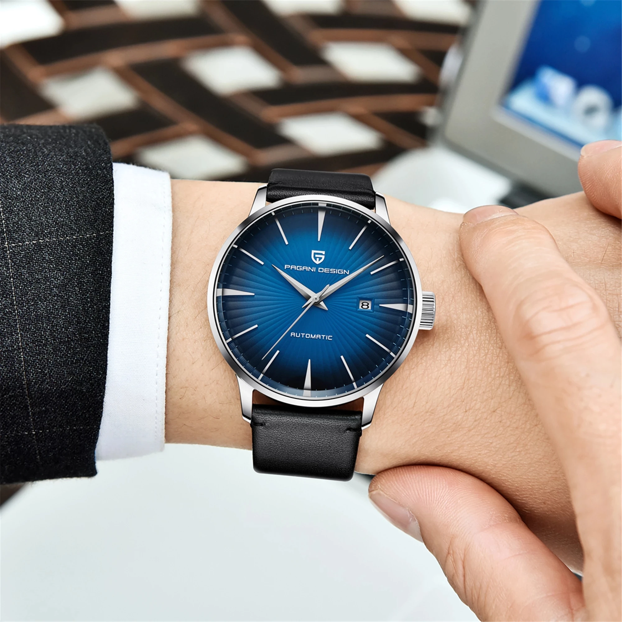 PAGANI Design 2770 Men's Watches Classic Mechanical Leather Watch Men Luxury Men Automatic Watches Business Waterproof Clock Man
PAGANI Design 2770 Men's Watches Classic Mechanical Leather Watch Men Luxury Men Automatic Watches Business Waterproof Clock Man