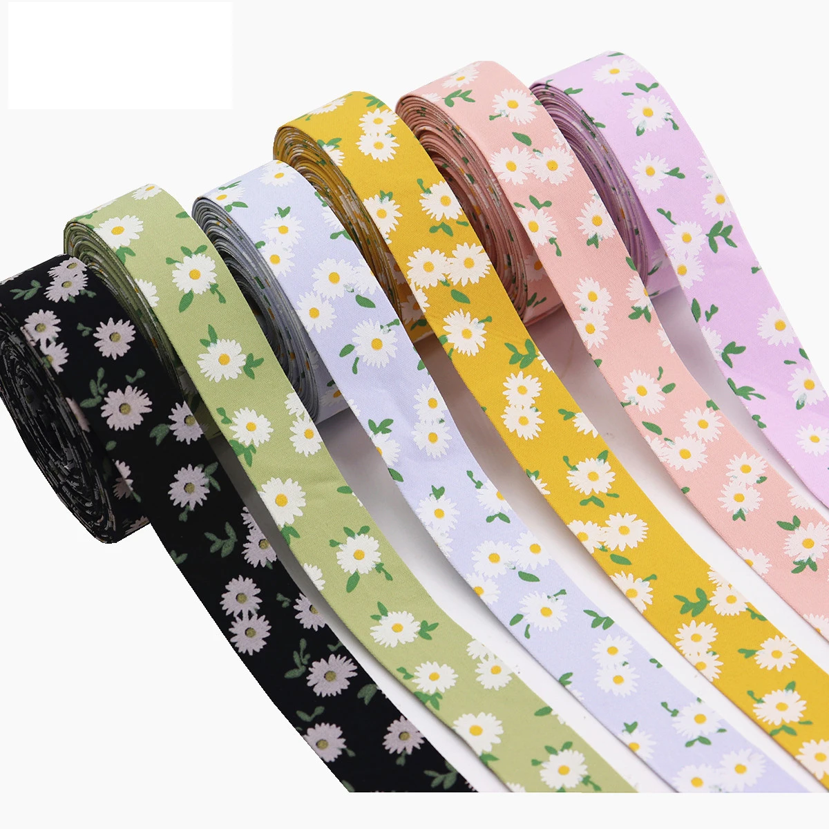 5 yards Daisy Florals Printed Ribbon Embossing Strip for Diy Headwear Bow Clothing Material Gift Packaging Festival Decoration
5 yards Daisy Florals Printed Ribbon Embossing Strip for Diy Headwear Bow Clothing Material Gift Packaging Festival Decoration