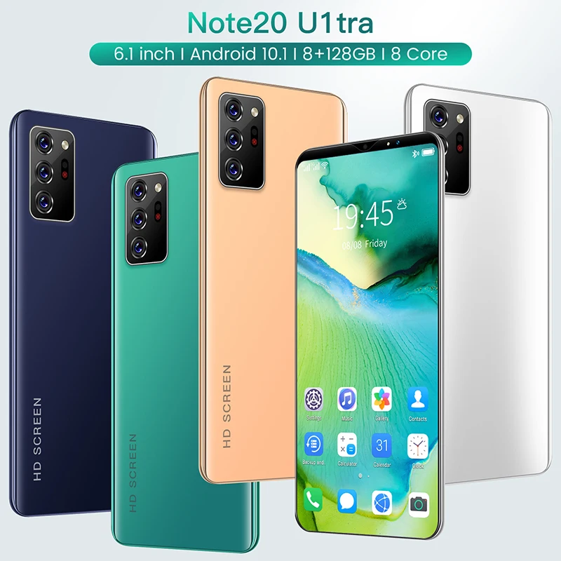 Global version NOTE20u 6.1 inch Smart phone Android 9.0 4800mah 8+16MP 10-core Triple Back Camera Phone Send mobile phone case
Global version NOTE20u 6.1 inch Smart phone Android 9.0 4800mah 8+16MP 10-core Triple Back Camera Phone Send mobile phone case