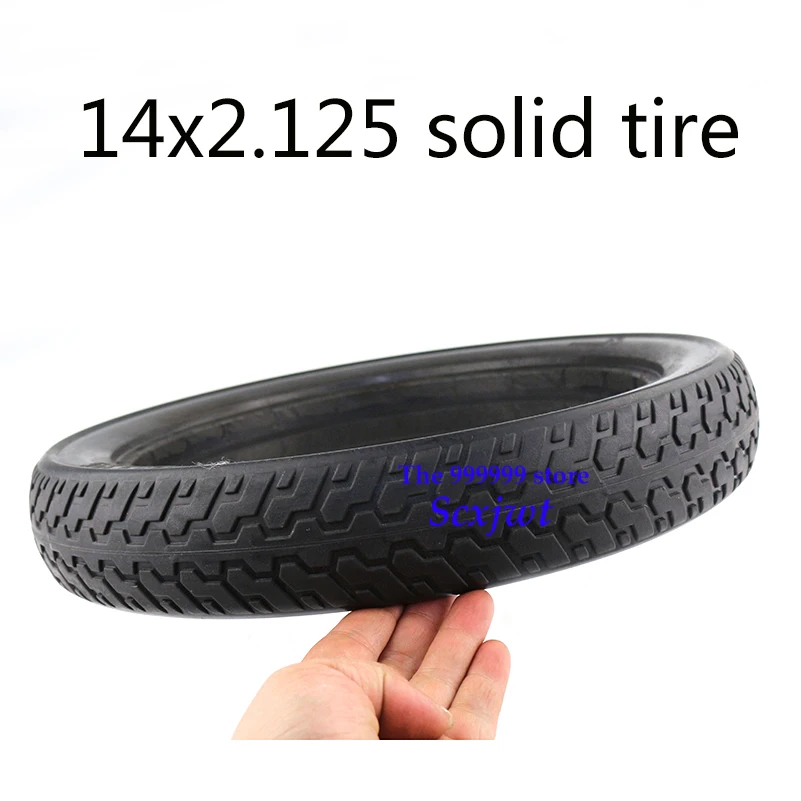 High performance 14x2.125 Solid Rubber Electric tire fits Many Gas Electric Scooters and e-Bike Inflation-free Tire
High performance 14x2.125 Solid Rubber Electric tire fits Many Gas Electric Scooters and e-Bike Inflation-free Tire