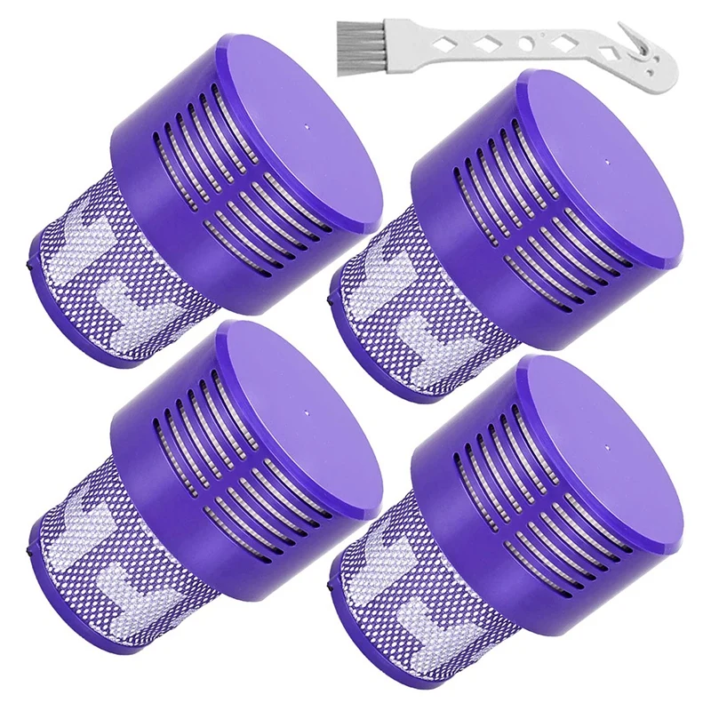 Сменные фильтры V10 для Dyson серии V10 Cyclone, V10 Total Clean, SV12, 4 шт. фильтров и 1 щетка
Сменные фильтры V10 для Dyson серии V10 Cyclone, V10 Total Clean, SV12, 4 шт. фильтров и 1 щетка