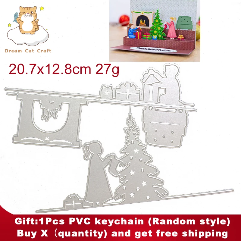 A CHRISTMAS MORNING SCENE Tree Metal Cutting Dies DIY Scrapbooking Paper Album Crafts Mould Punch Embossing Stencils Cut Dies
A CHRISTMAS MORNING SCENE Tree Metal Cutting Dies DIY Scrapbooking Paper Album Crafts Mould Punch Embossing Stencils Cut Dies
