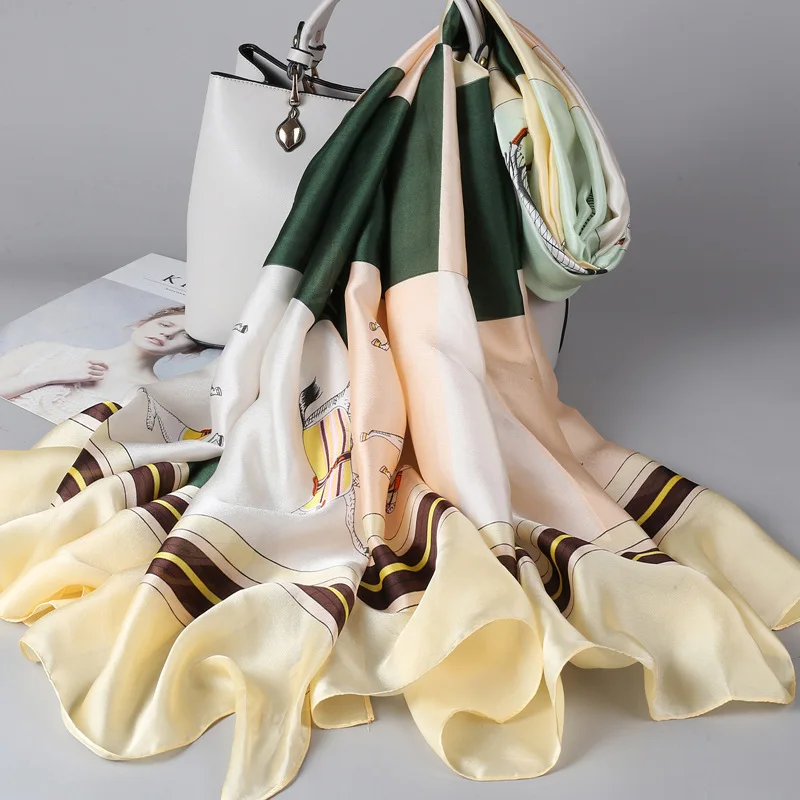 2020 New Style Printed Versatile Silk Scarf Women Mother Scarves Hangzhou Silk Scarf Spring Autumn Thin Sunscreen Shawl Fashion
2020 New Style Printed Versatile Silk Scarf Women Mother Scarves Hangzhou Silk Scarf Spring Autumn Thin Sunscreen Shawl Fashion