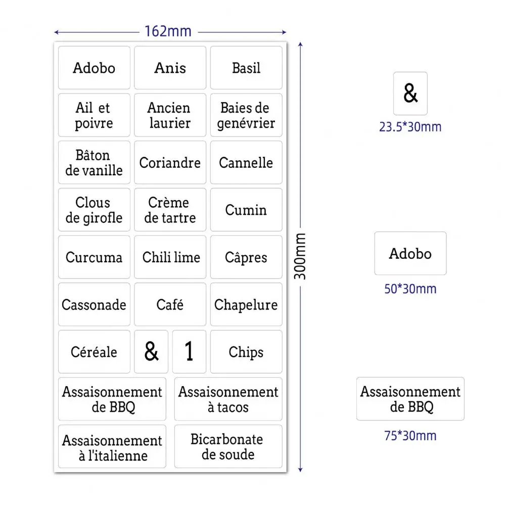 Hot Sales 8 Sheets/Set Jar Stickers Waterproof Oilproof Lightweight Spice Stickers Herb Storage Jar Kitchen Cooking Labels for H
Hot Sales 8 Sheets/Set Jar Stickers Waterproof Oilproof Lightweight Spice Stickers Herb Storage Jar Kitchen Cooking Labels for H