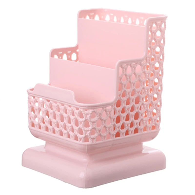 Desktop Hollow Cosmetic Storage Box Mobile Phone Bracket Creative Office Plastic Three-layer Multifunctional Storage Pen Holder
Desktop Hollow Cosmetic Storage Box Mobile Phone Bracket Creative Office Plastic Three-layer Multifunctional Storage Pen Holder