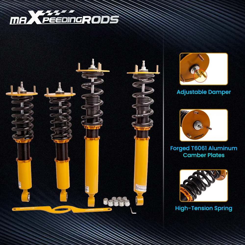 4 шт. 24-way Регулируемый комплект Coilover для Lexus LS400 XF10 (Toyota celyor) 1990-94
4 шт. 24-way Регулируемый комплект Coilover для Lexus LS400 XF10 (Toyota celyor) 1990-94