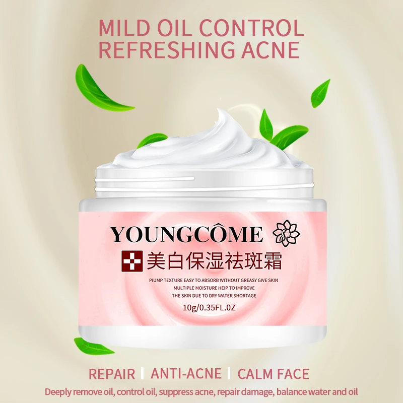 YOUNGCOME Whitening Freckle Cream Fade Spots Repair Skin Moisturize Brighten Complexion Soft Smooth Firm Skin Face Care Beauty
YOUNGCOME Whitening Freckle Cream Fade Spots Repair Skin Moisturize Brighten Complexion Soft Smooth Firm Skin Face Care Beauty