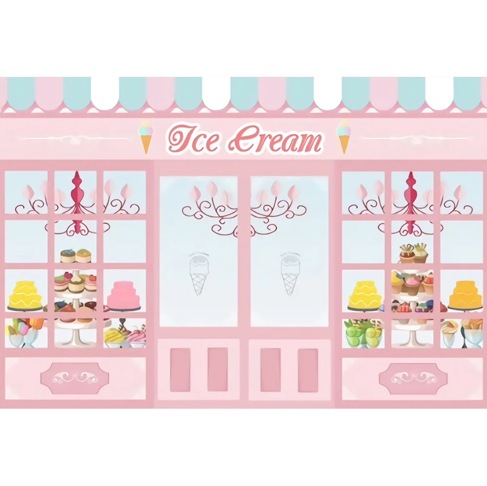 Фон для студийной фотосъемки с изображением розового мороженого
Фон для студийной фотосъемки с изображением розового мороженого