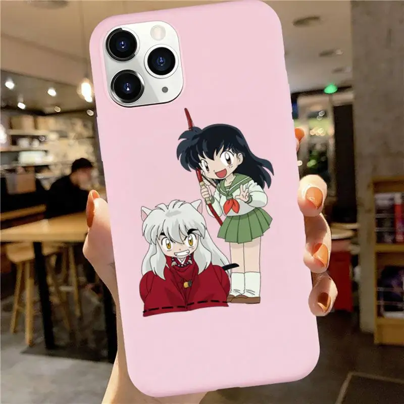 Inuyasha Japan Anime Phone Case Pink Candy Color for iPhone 6 7 8 11 12 s mini pro X XS XR MAX Plus
Inuyasha Japan Anime Phone Case Pink Candy Color for iPhone 6 7 8 11 12 s mini pro X XS XR MAX Plus