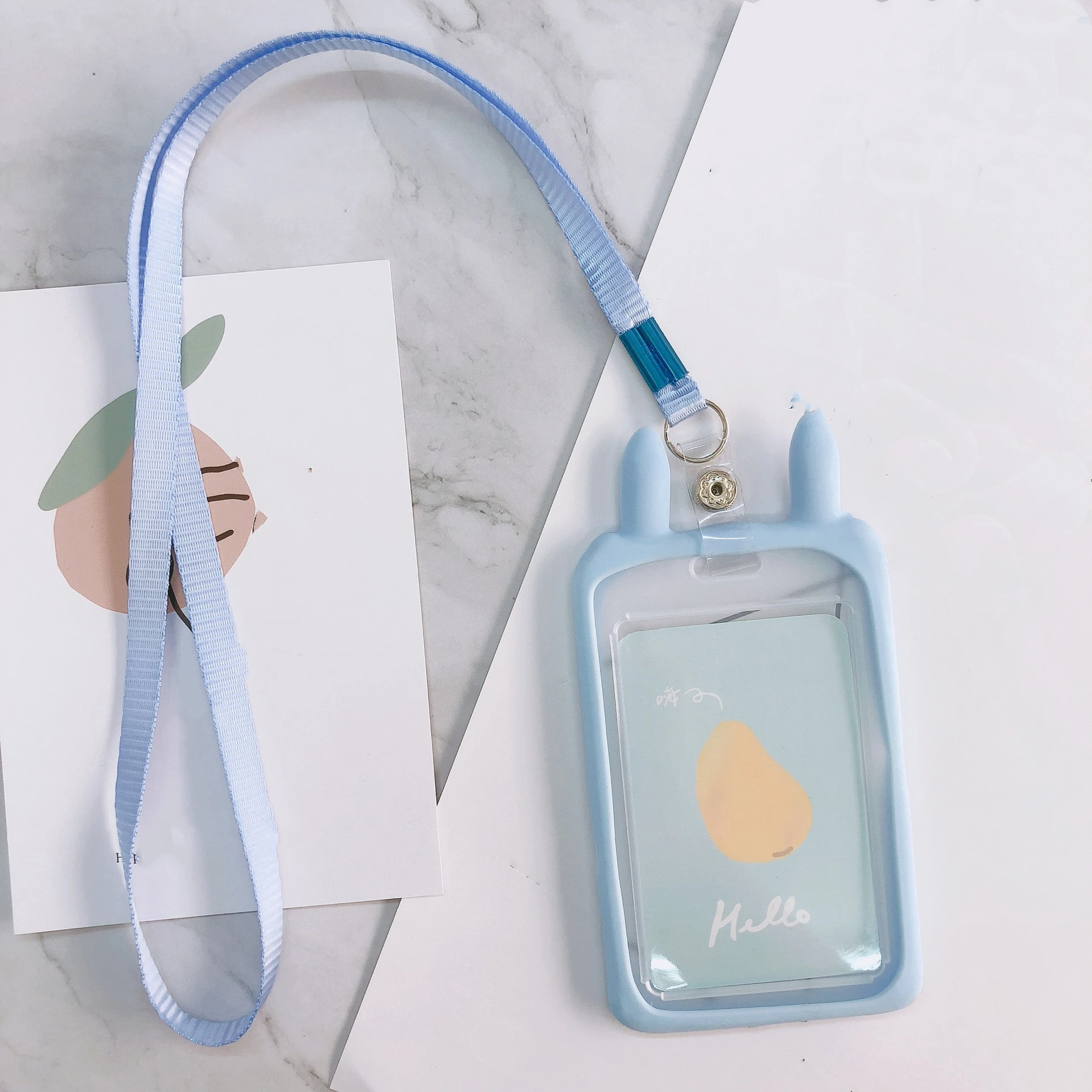 Cartoon Fruits Silicone Bus Card Case Lanyard Credit Card ID Holder Business Card Cover with Badge Reel Cute 
Cartoon Fruits Silicone Bus Card Case Lanyard Credit Card ID Holder Business Card Cover with Badge Reel Cute