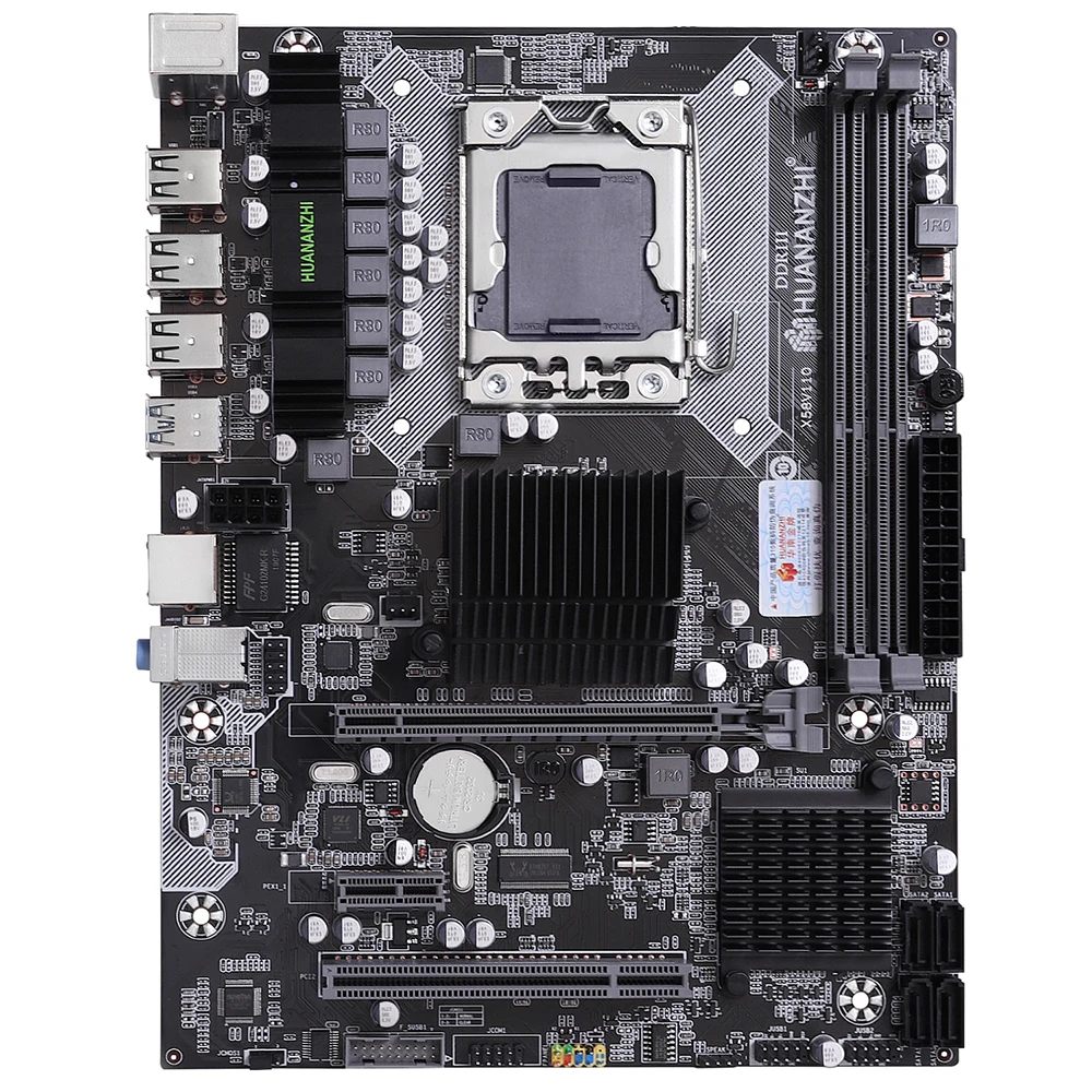 Материнская плата HUANANZHI X58 LGA 1366 X58 с поддержкой RECC NON-ECC DDR3 и Xeon процессор USB3.0 AMD RX Series X5670 X5575 X5650 X5660
Материнская плата HUANANZHI X58 LGA 1366 X58 с поддержкой RECC NON-ECC DDR3 и Xeon процессор USB3.0 AMD RX Series X5670 X5575 X5650 X5660