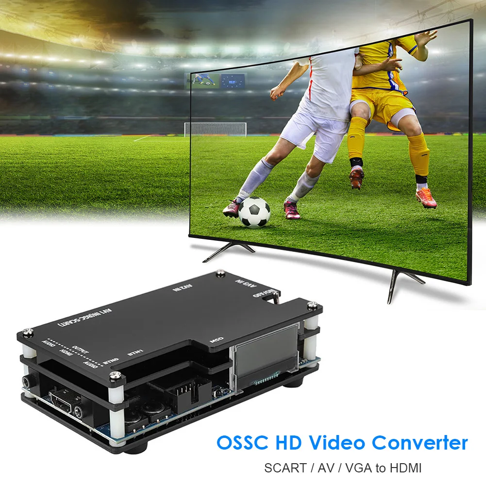 HDMI-compatible Converter Kit Open Source Scan Converter Lightweight Game Playing Elements for OSSC PlayStation 2 1 Xbox Sega
HDMI-compatible Converter Kit Open Source Scan Converter Lightweight Game Playing Elements for OSSC PlayStation 2 1 Xbox Sega