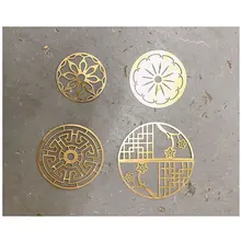 One piece can also accept customized H62 zero cutting brass plate, DIY copper sheet laser cutting processing to map size arbitra