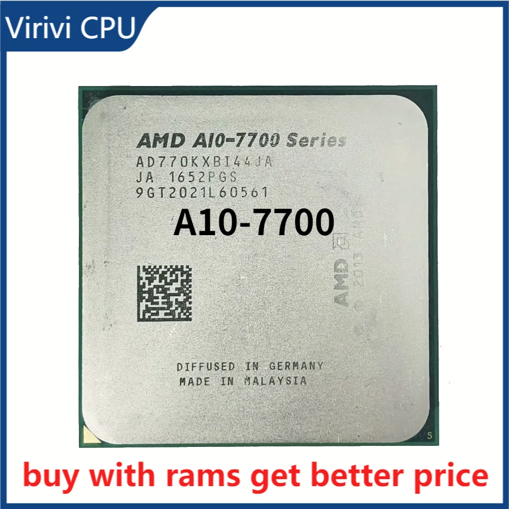 Четырехъядерный процессор AMD A10-Series A10 7700K 7700 3,4 ГГц AD770KXBI44JA Socket FM2 +
Четырехъядерный процессор AMD A10-Series A10 7700K 7700 3,4 ГГц AD770KXBI44JA Socket FM2 +