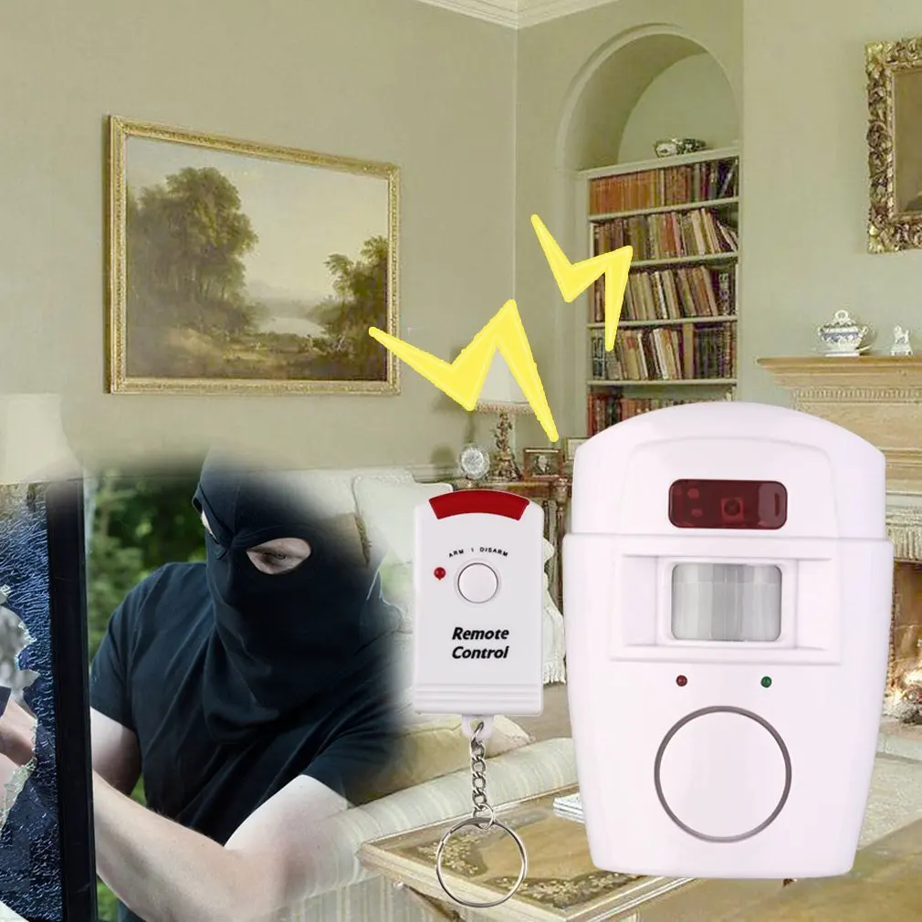 2 Remote Controller Wireless Home Security PIR Alert Infrared Sensor Alarm system Anti-theft Motion Detector Alarm 105DB Siren
2 Remote Controller Wireless Home Security PIR Alert Infrared Sensor Alarm system Anti-theft Motion Detector Alarm 105DB Siren