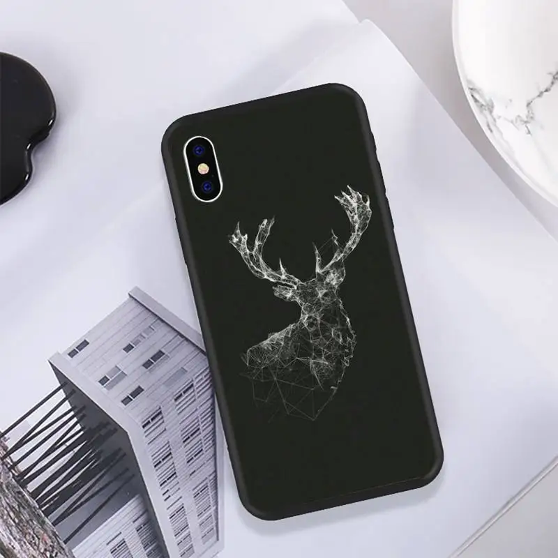 Sika Deer Phone Case for iPhone 11 12 Pro Max 6 6s 7 8 Plus XS XR 12mini SE 2020 Black Soft TPU Cover Silicone Coque
Sika Deer Phone Case for iPhone 11 12 Pro Max 6 6s 7 8 Plus XS XR 12mini SE 2020 Black Soft TPU Cover Silicone Coque