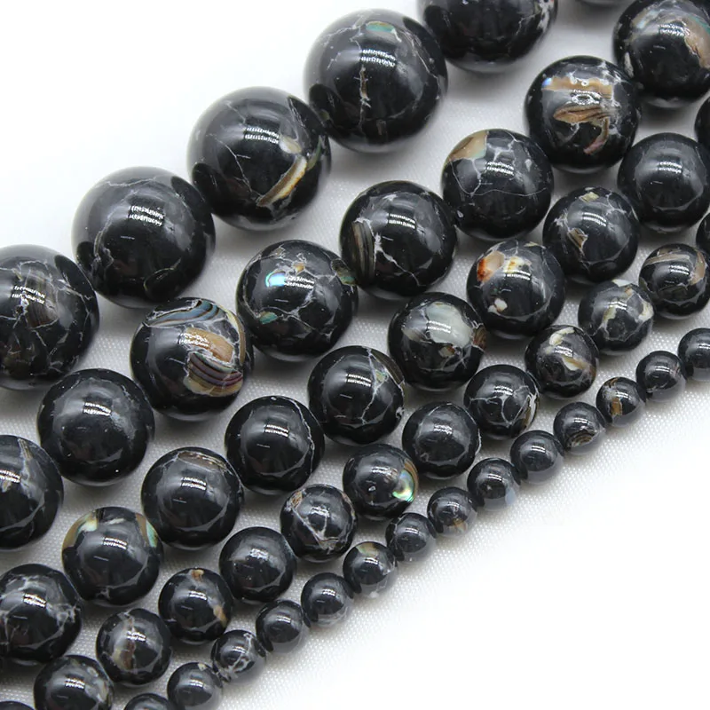 Black Shell Turquoises Stone Round Loose Spacer Beads 4/6/8/10/12mm For Jewelry Making DIY Necklace Bracelets Charms 15''
Black Shell Turquoises Stone Round Loose Spacer Beads 4/6/8/10/12mm For Jewelry Making DIY Necklace Bracelets Charms 15''