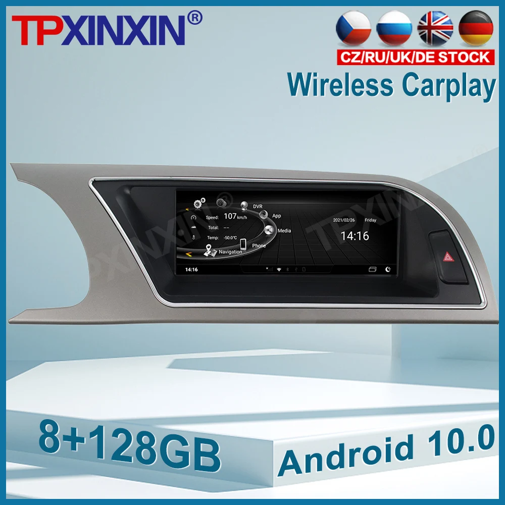 Android 10 For Audi A5 2009 - 2016 System Car DVD Multimedia Player Suitable GPS Navigation Bluetooth Wifi Mirrorlink Receiver
Android 10 For Audi A5 2009 - 2016 System Car DVD Multimedia Player Suitable GPS Navigation Bluetooth Wifi Mirrorlink Receiver