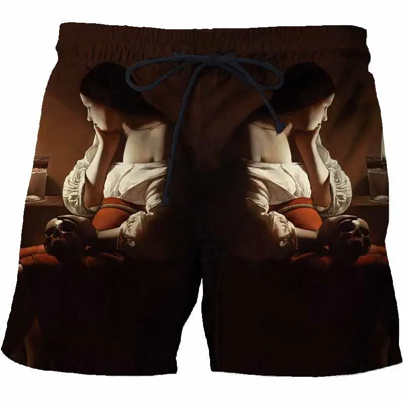 2021 new summer men's world famous painting beach shorts 3D printing art men's shorts fitness pants
2021 new summer men's world famous painting beach shorts 3D printing art men's shorts fitness pants