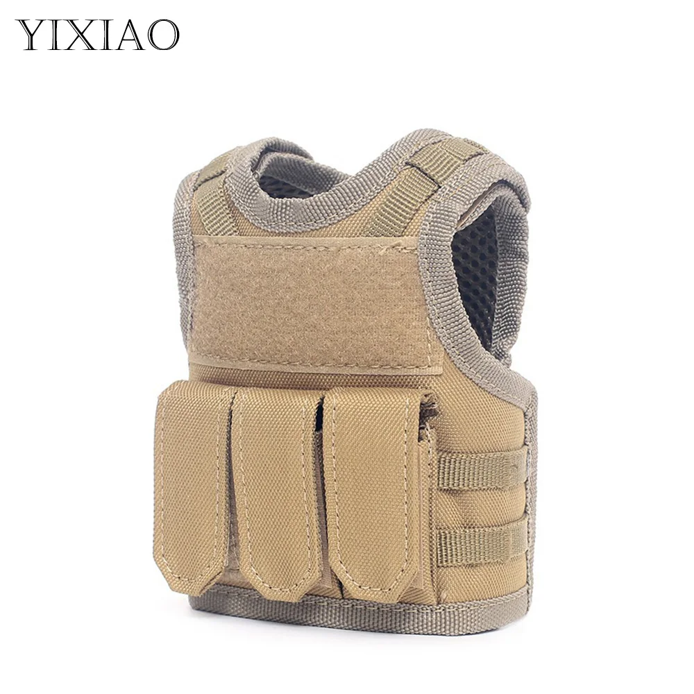 YIXIAO Mini Tactical Vest Military Water Beer Bottle Protective Case Hunting Outdoor Camping Party Christmas Decoration Vest
YIXIAO Mini Tactical Vest Military Water Beer Bottle Protective Case Hunting Outdoor Camping Party Christmas Decoration Vest
