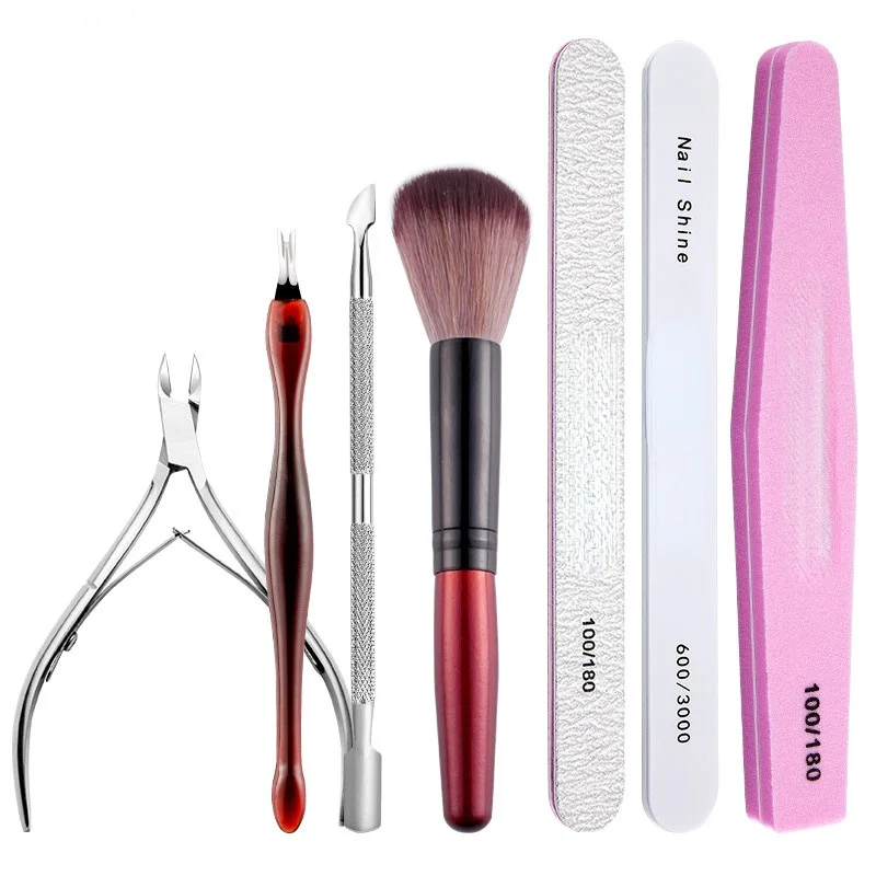 Nail Art Tools Sets Polishing Strip File Knives Stainless Steel Dead Skin Scissor Fork Manicure Remover Tool Multi-piece
Nail Art Tools Sets Polishing Strip File Knives Stainless Steel Dead Skin Scissor Fork Manicure Remover Tool Multi-piece