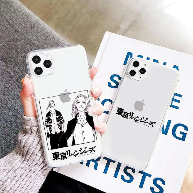 Tokyo Revengers Phone Case Transparent Clear for iPhone 11 12 mini pro XS MAX 7 8 6 6S Plus X 5S SE 2020 XR
Tokyo Revengers Phone Case Transparent Clear for iPhone 11 12 mini pro XS MAX 7 8 6 6S Plus X 5S SE 2020 XR