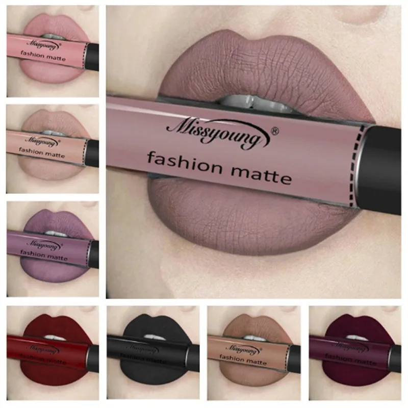 New Brand Makeup Lipstick Matte Lipstick Brown Nude Chocolate Color Liquid Lipstick Lip Gloss Matte Batom Matte Maquiagem
New Brand Makeup Lipstick Matte Lipstick Brown Nude Chocolate Color Liquid Lipstick Lip Gloss Matte Batom Matte Maquiagem
