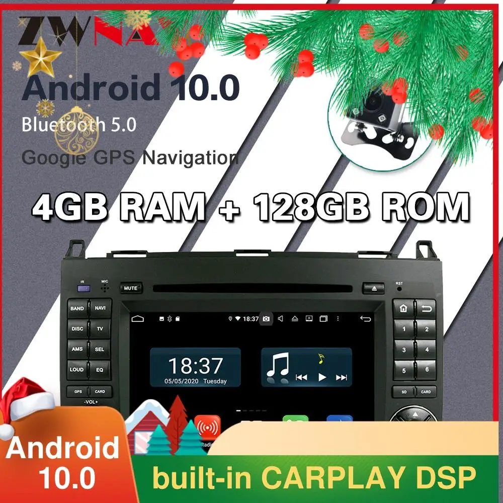 128GB Carplay Android 10 screen Car Multimedia DVD Player for BENZ B200 GPS NaviBT WiFi Auto Radio Audio Music Stereo Head unit
128GB Carplay Android 10 screen Car Multimedia DVD Player for BENZ B200 GPS NaviBT WiFi Auto Radio Audio Music Stereo Head unit
