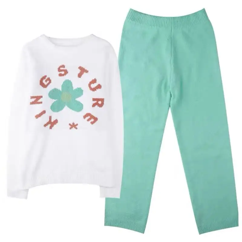 Fashion Letter Girl Pajamas High-End Feather Yarn Sleepwear Soft Loose Wwomen Loungewear Comfort Nightwear Velvet Pyjamas Pijama
Fashion Letter Girl Pajamas High-End Feather Yarn Sleepwear Soft Loose Wwomen Loungewear Comfort Nightwear Velvet Pyjamas Pijama
