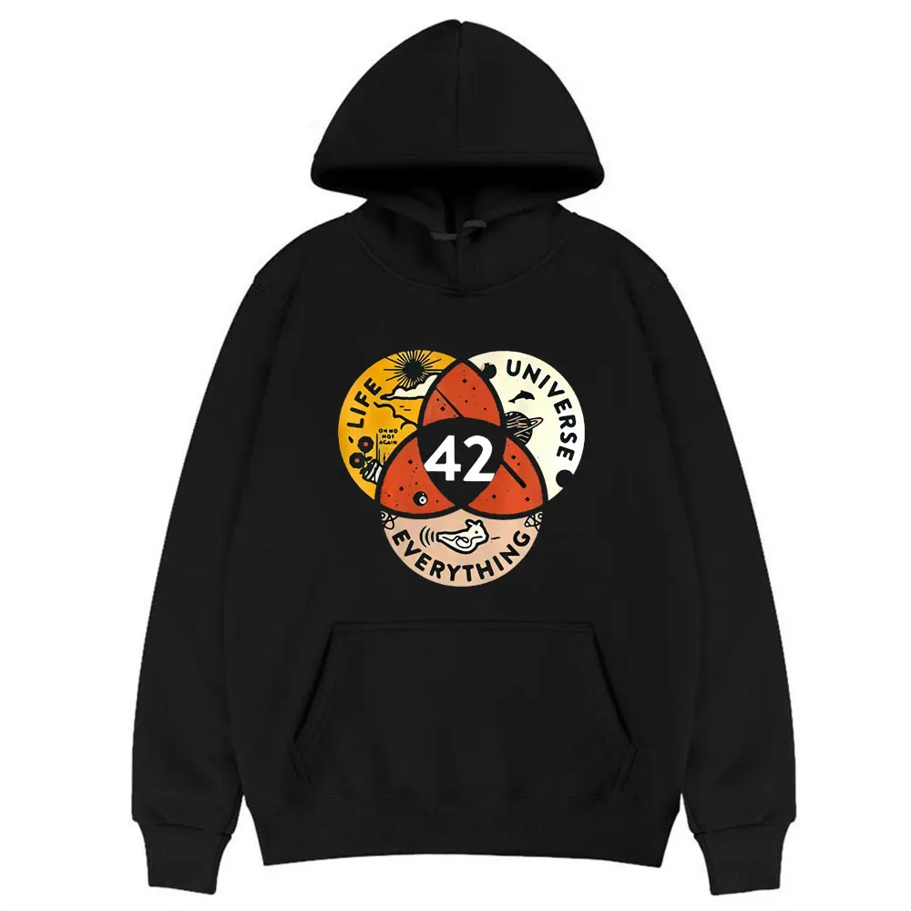 Unisex 100% Cotton 42 The Answer To Life The Universe and Everything Douglas Adams Black New Men's Sweatshirt Women Soft Hoodie
Unisex 100% Cotton 42 The Answer To Life The Universe and Everything Douglas Adams Black New Men's Sweatshirt Women Soft Hoodie