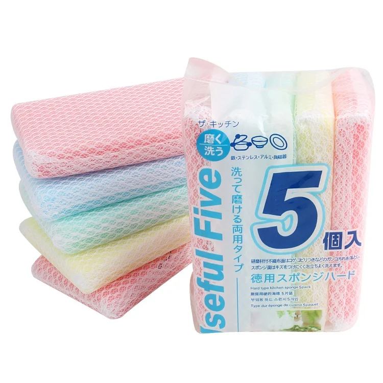 1Set Candy-colored mesh cloth decontamination sponge cleaning sponge wipe kitchen brush dish sponge 5pcs /Set
1Set Candy-colored mesh cloth decontamination sponge cleaning sponge wipe kitchen brush dish sponge 5pcs /Set