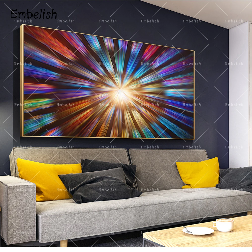 Embelish 1 Pieces Abstract Colors HD Print On Canvas Paintings For Living Room Modern Home Decor Wall Large Posters Pictures
Embelish 1 Pieces Abstract Colors HD Print On Canvas Paintings For Living Room Modern Home Decor Wall Large Posters Pictures