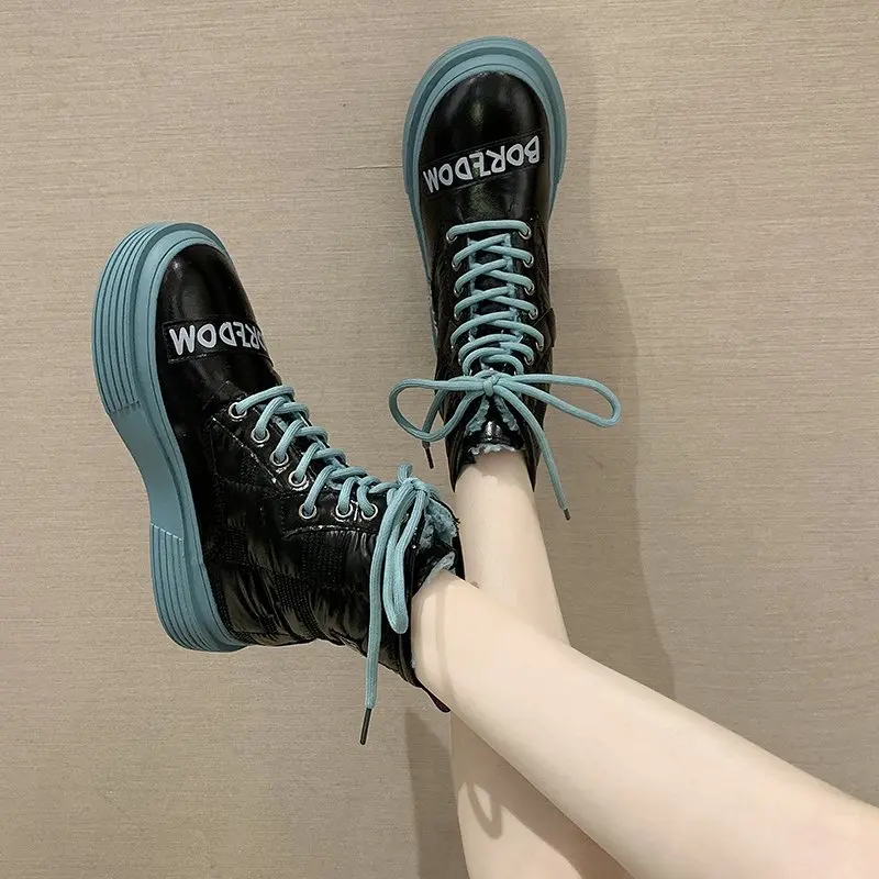 Winter Boots Women Ankle Boots Warm PU Plush Winter Woman Shoes Sneakers Flats Lace Up Ladies Shoes Women Short Snow Boots
Winter Boots Women Ankle Boots Warm PU Plush Winter Woman Shoes Sneakers Flats Lace Up Ladies Shoes Women Short Snow Boots