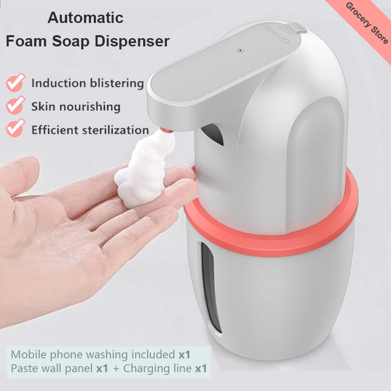 275ML Automatic Induction Smart Soap Dispenser Kitchen Toilet Wall-mounted Soap Dispenser Hand Sanitizer Bubbler
275ML Automatic Induction Smart Soap Dispenser Kitchen Toilet Wall-mounted Soap Dispenser Hand Sanitizer Bubbler