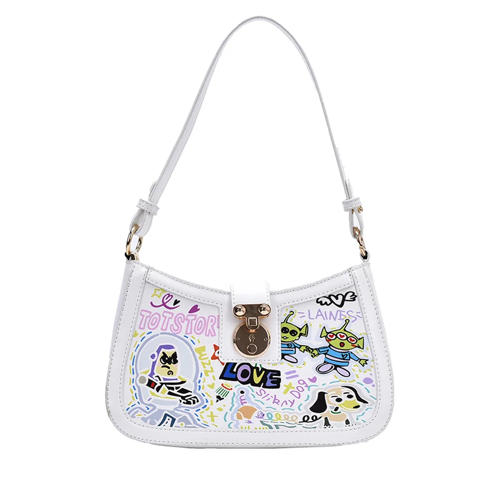 Graffiti Baguette Underarm Bag Women Luxury Handbags Fashion Designer Bag Pu Leather Shoulder Bag Women Purses Crossbody Handbag
Graffiti Baguette Underarm Bag Women Luxury Handbags Fashion Designer Bag Pu Leather Shoulder Bag Women Purses Crossbody Handbag