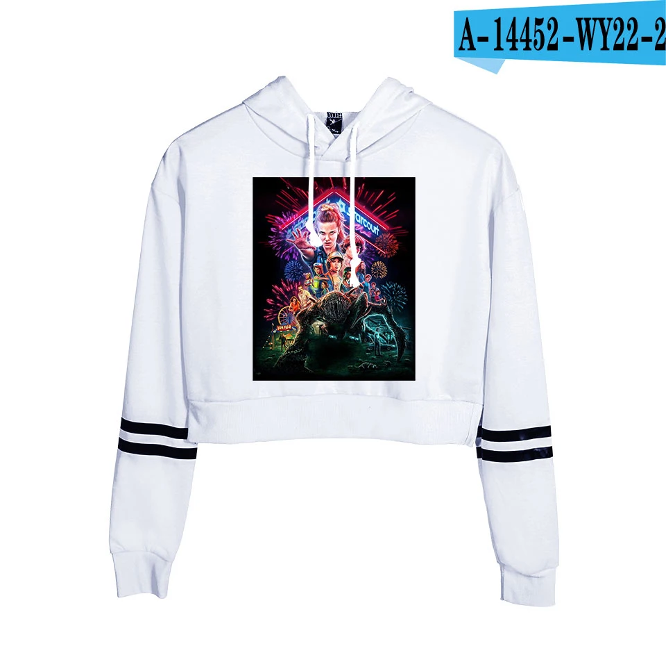 Famous Brand Stranger Things Hoodie Creative Women Spring Autumn Midriff-baring tops Sweatshirt Ladies Hoodies Sportswear
Famous Brand Stranger Things Hoodie Creative Women Spring Autumn Midriff-baring tops Sweatshirt Ladies Hoodies Sportswear