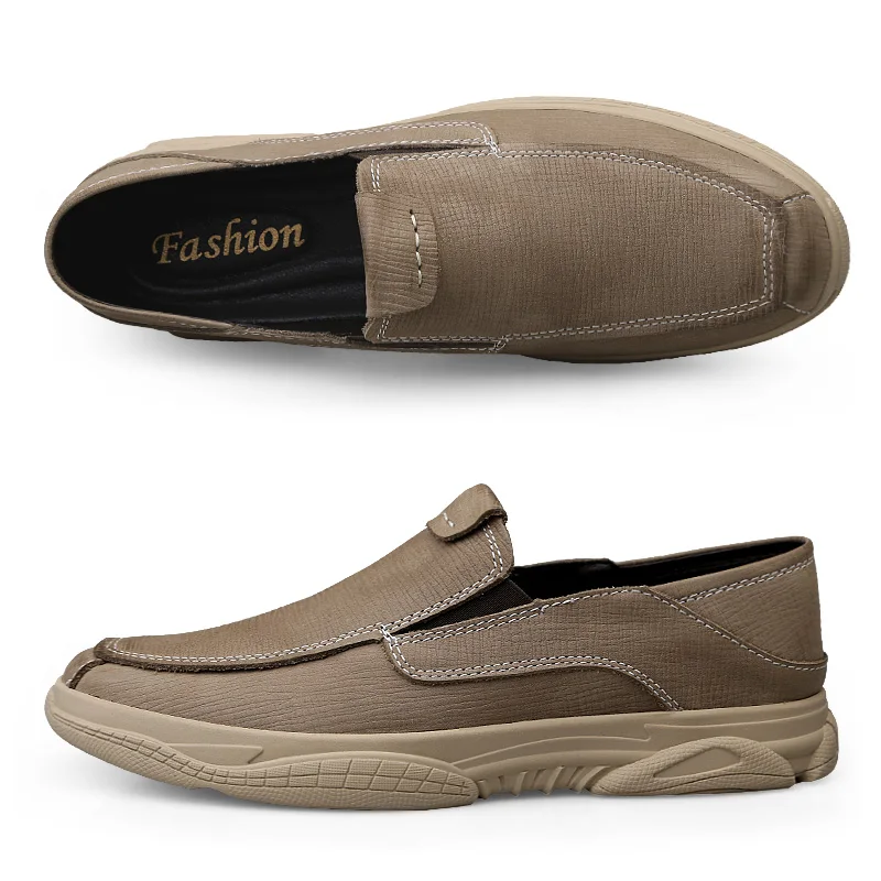 Man First Layer Cowhide Fashion Casual Shoes Hombre Geniune Leather Loafer Moccasin Male British Leisure Comfy Soft Driving Shoe
Man First Layer Cowhide Fashion Casual Shoes Hombre Geniune Leather Loafer Moccasin Male British Leisure Comfy Soft Driving Shoe