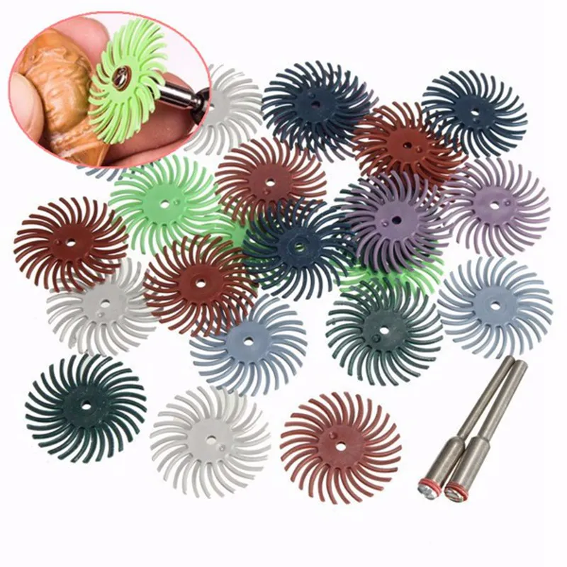 HOT-24Pcs Radial Bristle Disc Brush Assortment 1 inch 8-Grits-3 Each + 2 Connection Handle Abrasive Tools
HOT-24Pcs Radial Bristle Disc Brush Assortment 1 inch 8-Grits-3 Each + 2 Connection Handle Abrasive Tools