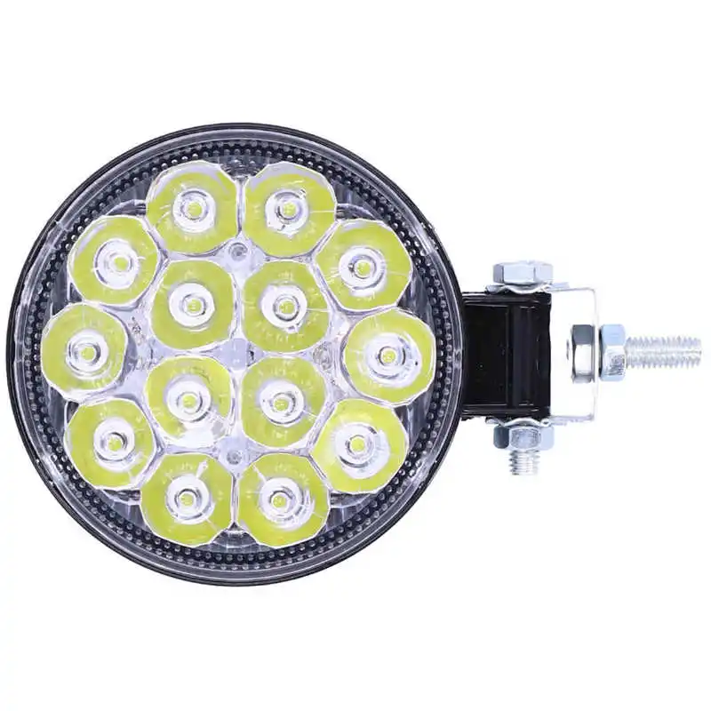 42W 14LED Work Light 6000K 3000LM Round Spotlights IP67 Waterproof Universal for Car Motorcycle
42W 14LED Work Light 6000K 3000LM Round Spotlights IP67 Waterproof Universal for Car Motorcycle