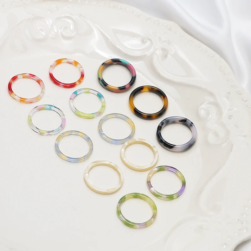 

Geometry round shape 20-22mm handmade acetic acid/acrylic beads 40pcs/lot diy jewelry bracelet/earring accessory