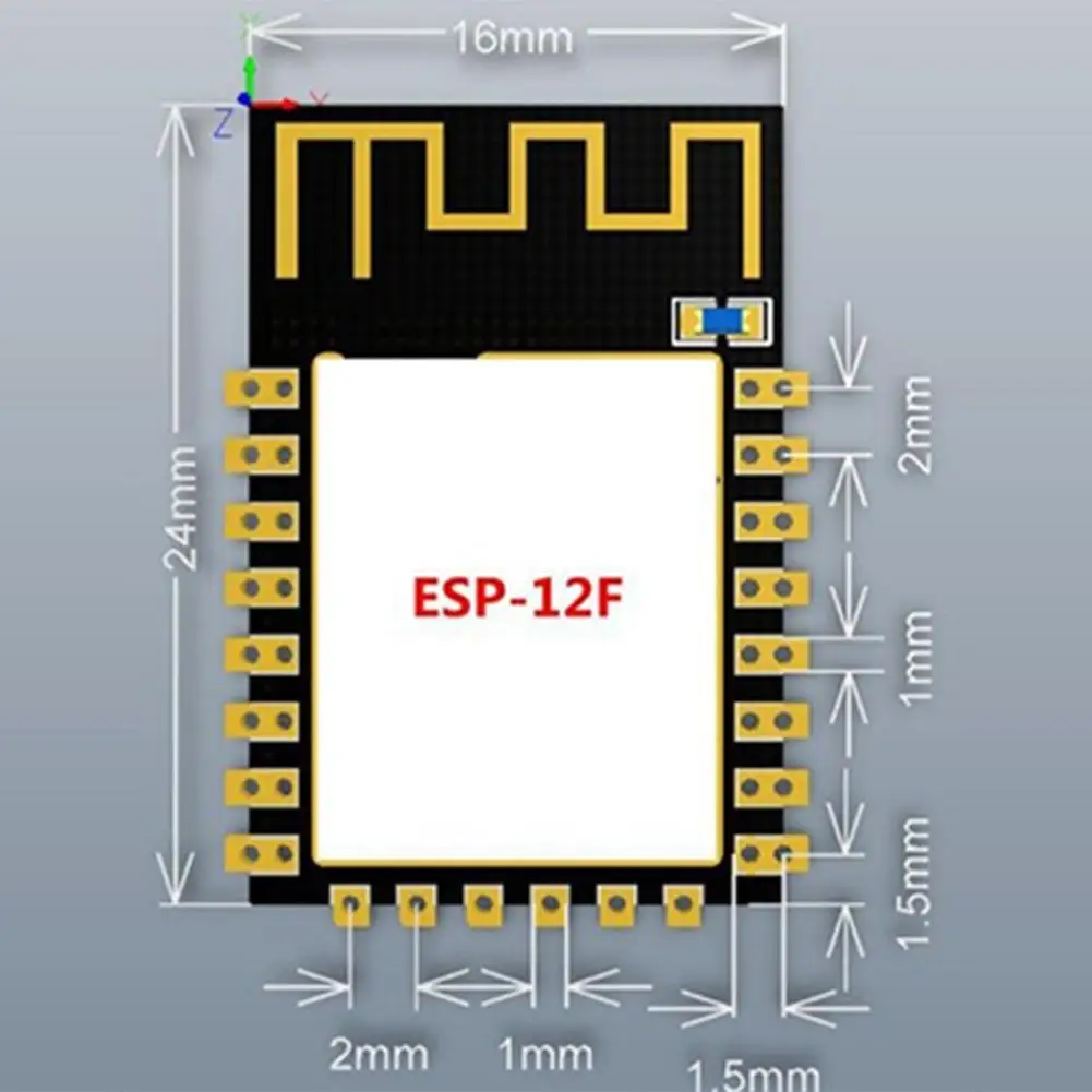 Wireless WIFI model ESP12F upgrade remote WIFI module ESP12 For Arduino programmer B9F1