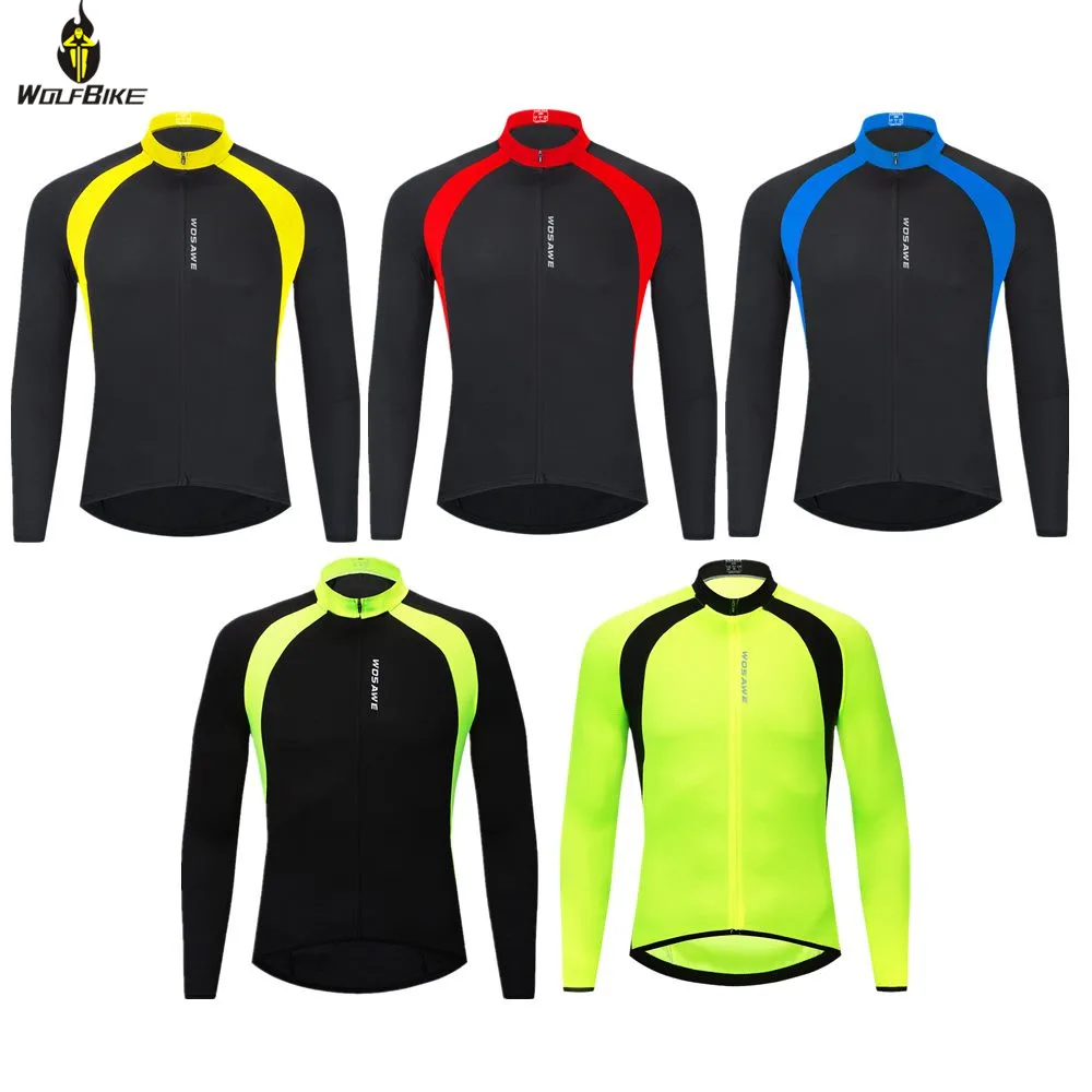 WOSAWE Long Sleeve Men Cycling Jersey High Visibility Breathable Bike Tight Shirts Reflective Bicycle Maillot MTB Top Clothing
WOSAWE Long Sleeve Men Cycling Jersey High Visibility Breathable Bike Tight Shirts Reflective Bicycle Maillot MTB Top Clothing
