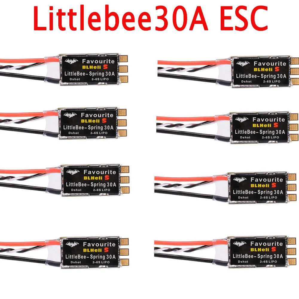 Мультикоптер FVT LITTLEBEE BLHeli-s SPRING 30A ESC 2-6 S поддерживает multishot DSHOT Oneshot42 OneShot125 | Игрушки
